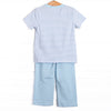 Duck, Duck, Goose Applique Pant Set, Blue