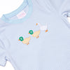 Duck, Duck, Goose Applique Pant Set, Blue