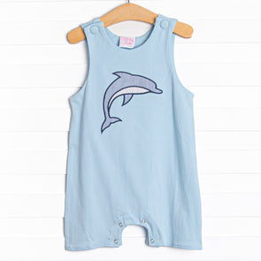 Flips and Tricks Applique Jon Jon, Blue