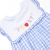 First Day Favorites Embroidered Dress, Blue
