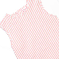Harper Pima Diaper Set, Yellow and Pink Stripe