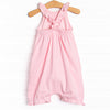 Flips and Tricks Applique Bubble Romper, Pink