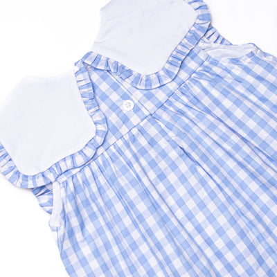 First Day Favorites Embroidered Dress, Blue