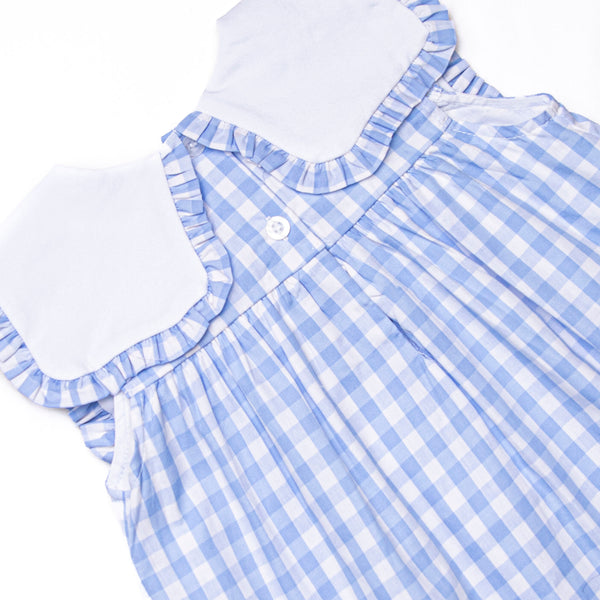 First Day Favorites Embroidered Dress, Blue