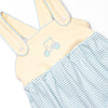 Course Cruisin' Pima Embroidered Bubble, Yellow and Mint Stripe