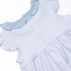 Playtime Pal Pima Embroidered Bubble, Light Blue Stripe