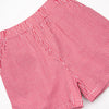 Blue Crab Embroidered Short Set, Red