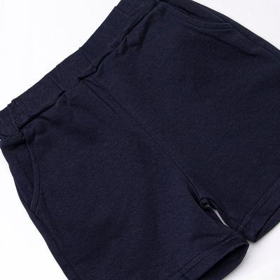 At the Ballpark Pima Embroidered Short Set, Red Stripe