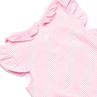 Wild Ones Applique Ruffle Bubble, Pink