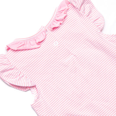 Wild Ones Applique Ruffle Bubble, Pink