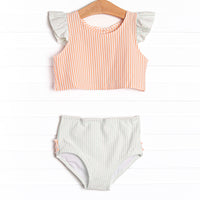 Coastal Coral Tankini, Blue