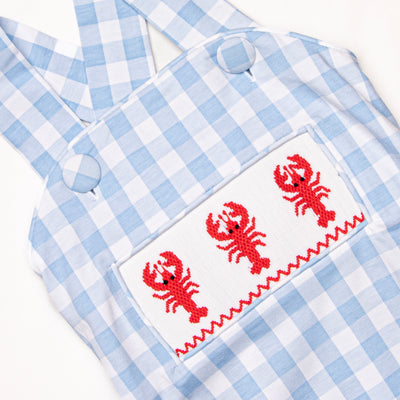 Off Land Lobster Smocked Bubble, Blue