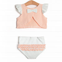 Coastal Coral Tankini, Blue