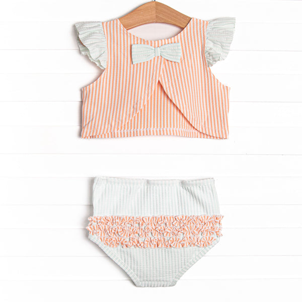 Coastal Coral Tankini, Blue