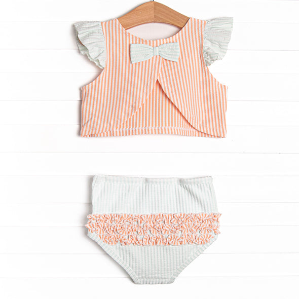 Coastal Coral Tankini, Blue