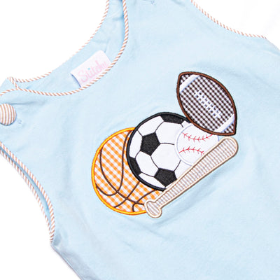 Play Ball Applique Bubble, Blue