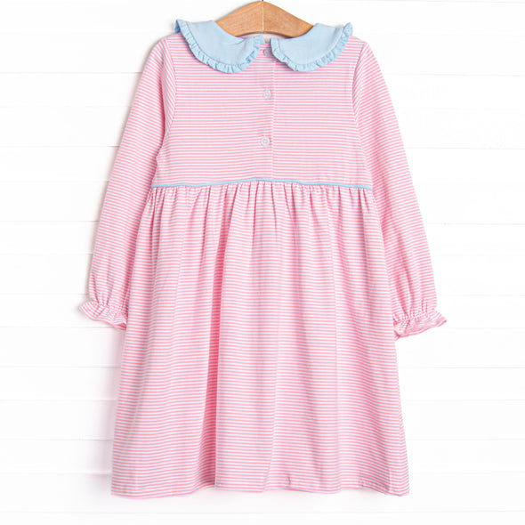 Finishing Touch Applique Dress, Pink