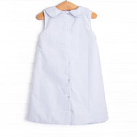 Berry Belle Embroidered Dress, Blue