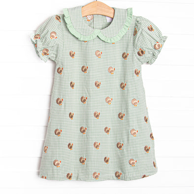 green gingham toddler dress Baby And Toddler Girls Sleeveless Gingham Woven Dress - AQUA
