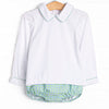 Perfectly Plaid Diaper Set, Green