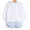 Mouse Memories Long Sleeve Bloomer Set, Blue