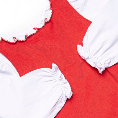 Christmas Cheer Applique Jumper Set, Red