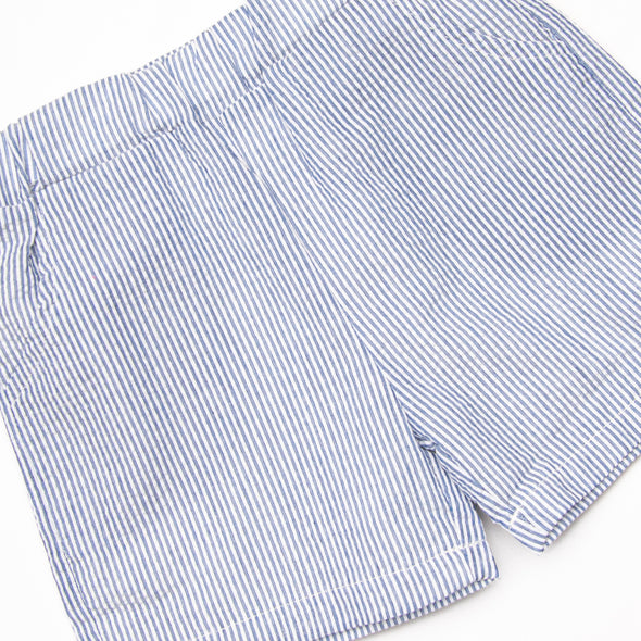 Flips and Tricks Applique Short Set, Blue