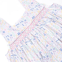 Sprout Up Spring Smocked Dress, Green