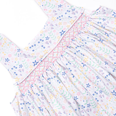 Sprout Up Spring Smocked Dress, Green