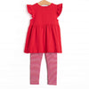 Calla Legging Set, Red