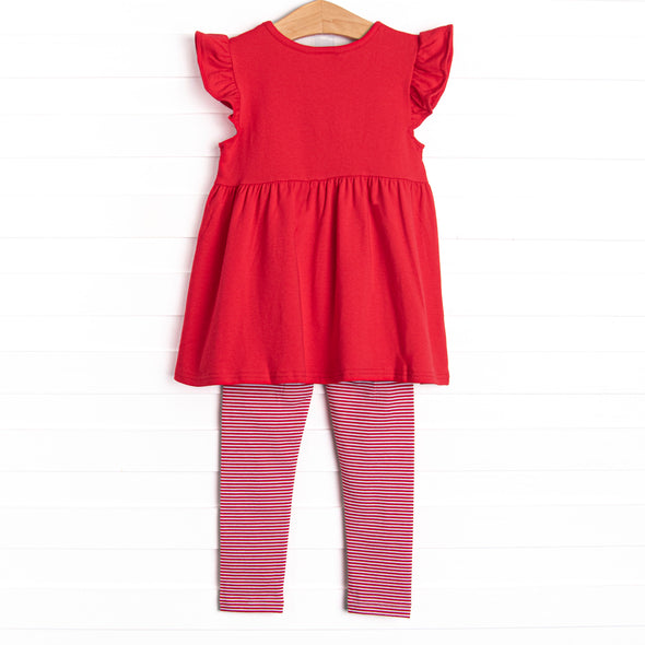 Calla Legging Set, Red