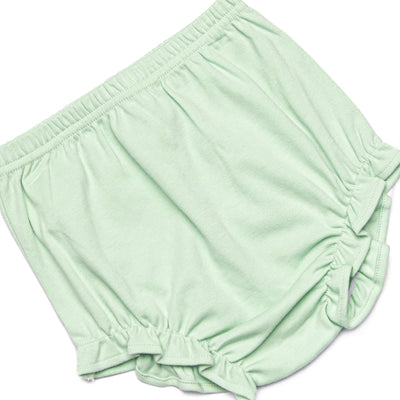 Tailfeather Craze Trio Embroidered Diaper Set, Tan Gingham