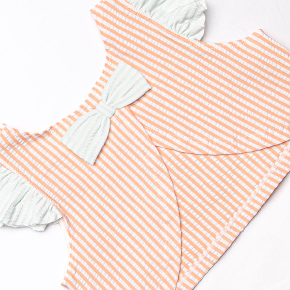 Coastal Coral Tankini, Blue
