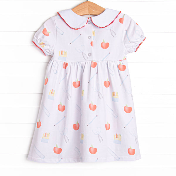 Prep School Polished Dress, Blue