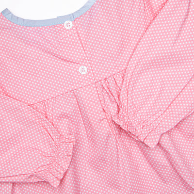 Spotted and Dotted Diaper Set, Pink