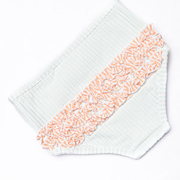 Coastal Coral Tankini, Blue