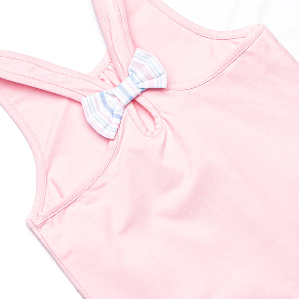 Palm Beach Pinstripe Skirt Set, Pink