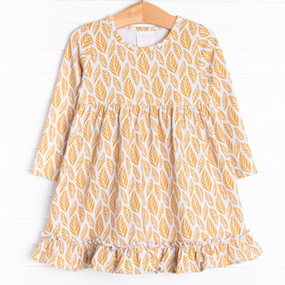 Leaves of Fall Dress, Yellow