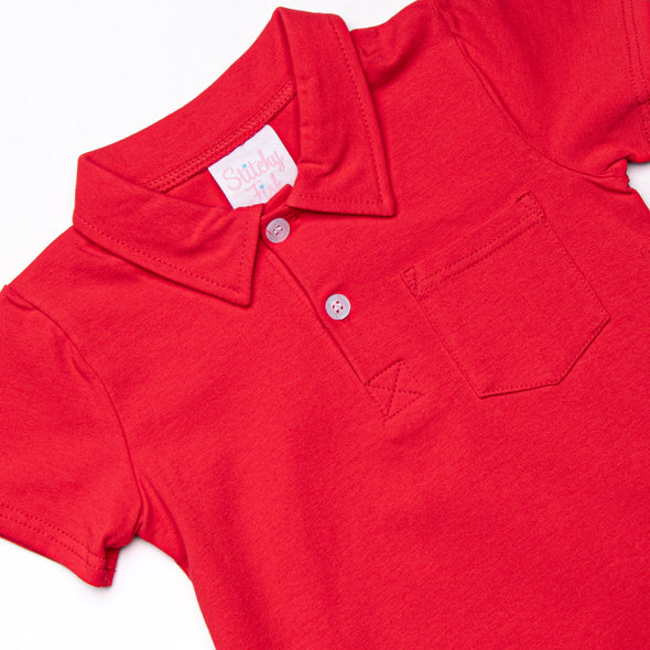 Levi Short Set, Red