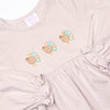 Tail Feather Trio Embroidered Legging Set, Tan
