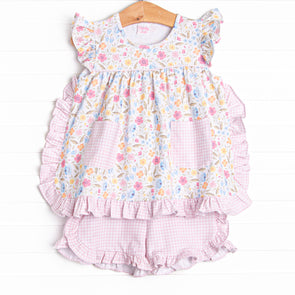 Start of Spring Short Set, Pink