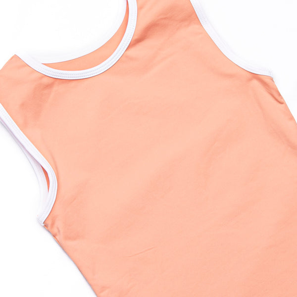 Watercolor Wildflowers Skort Set, Orange