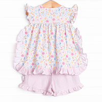 Start of Spring Short Set, Pink