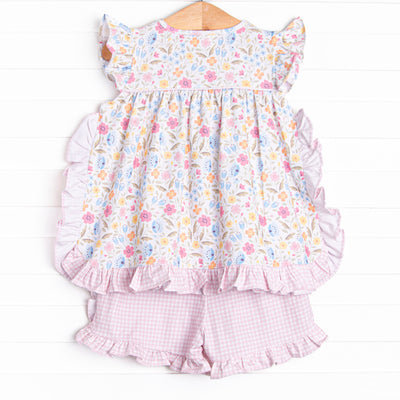 Start of Spring Short Set, Pink