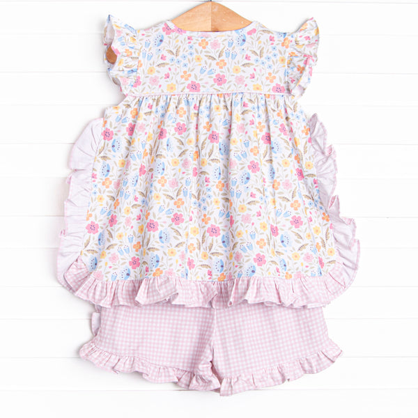 Start of Spring Short Set, Pink