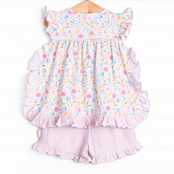 Start of Spring Short Set, Pink