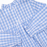 Rhythm and Blues Dress, Blue Check