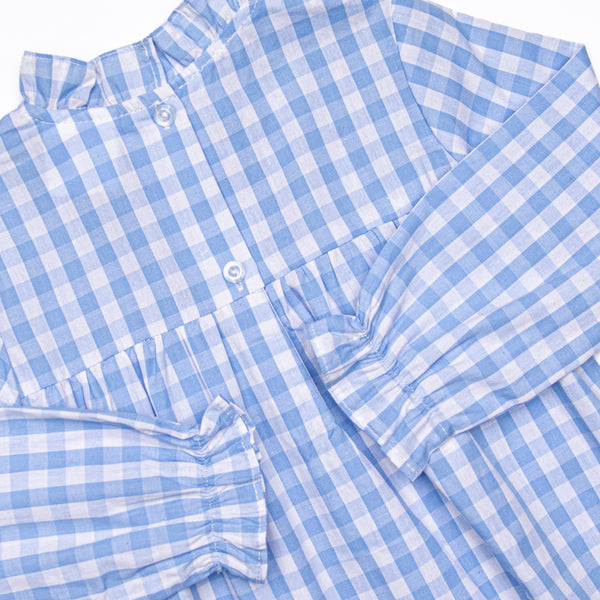 Rhythm and Blues Dress, Blue Check