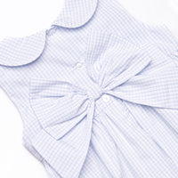 Berry Belle Embroidered Bubble, Blue