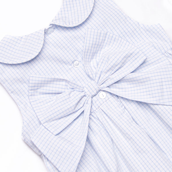 Berry Belle Embroidered Bubble, Blue